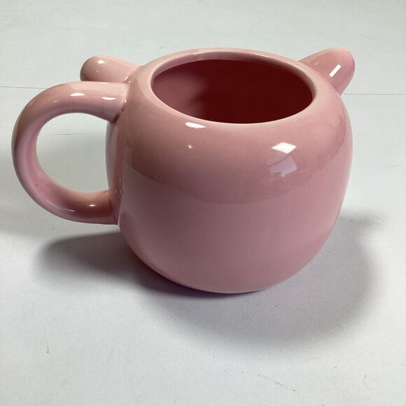 Babe Pink Pig Mug Figural 3D Coffee Tea Ceramic - Picture 3 of 8